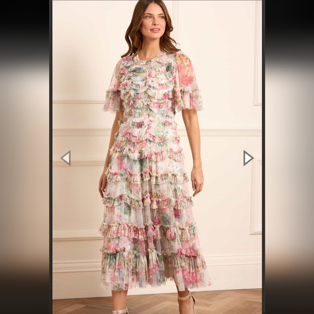 BHLDN Needle & Thread Dress size US 6 $590 - Picture 3 of 7